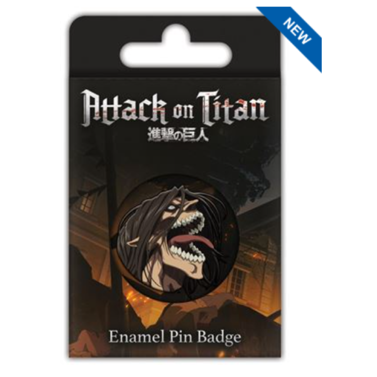 Attack On Titan S4 Eren Titan Rage Enamel Pin Badge