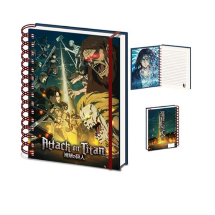 Attack On Titan S4 A5 Notebook