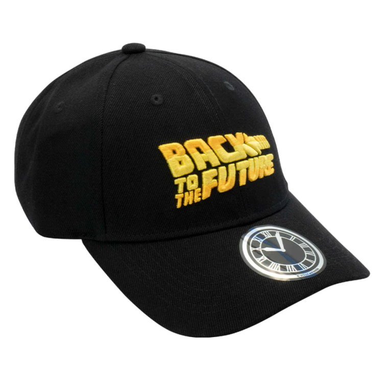 Back To The Future Logo Cap Black