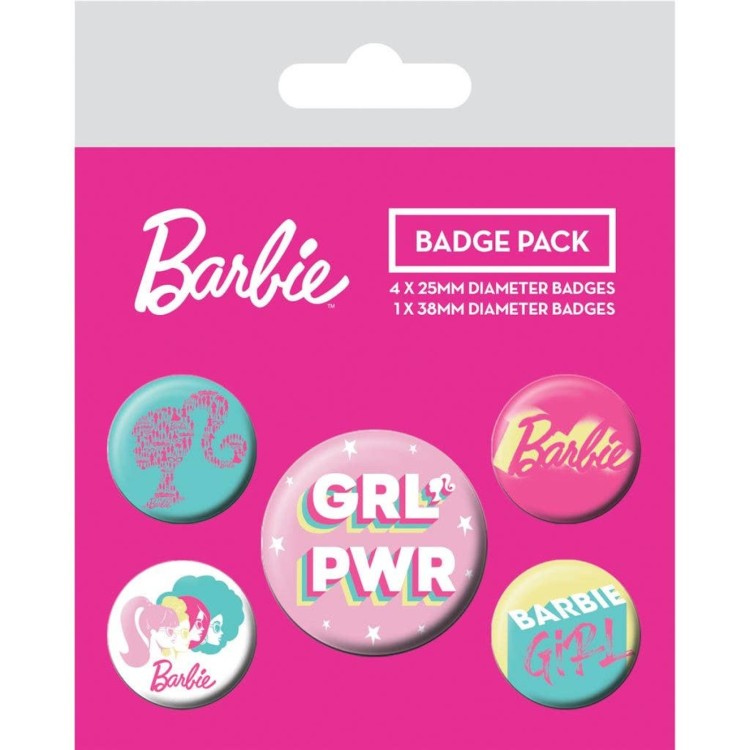 Barbie Girl Power Badge Pack