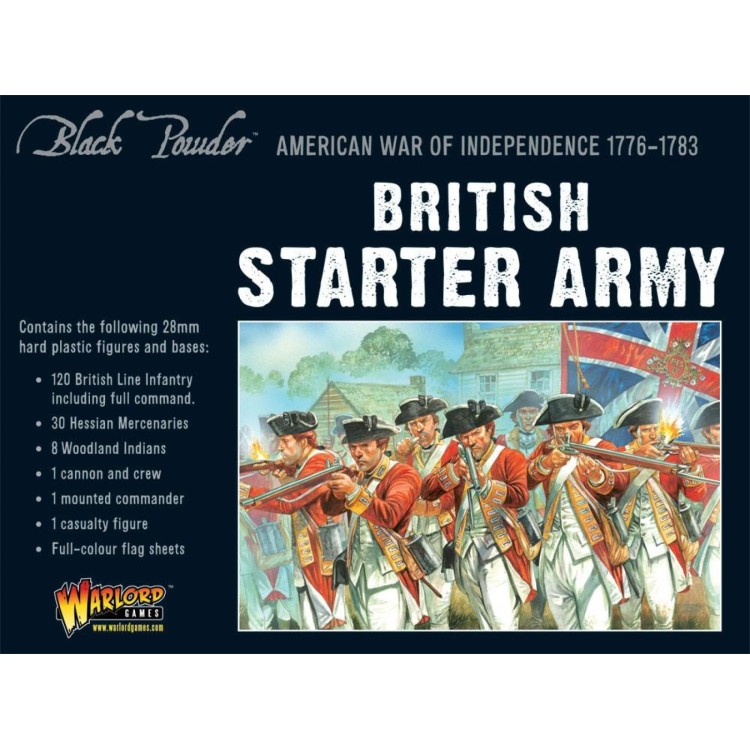 Black Powder American War of Independence British Army Starter Set