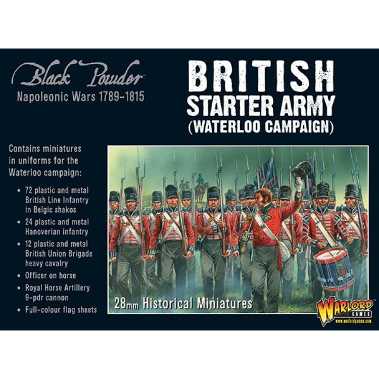 Black Powder Napoleonic British Starter Army (Waterloo Campaign)