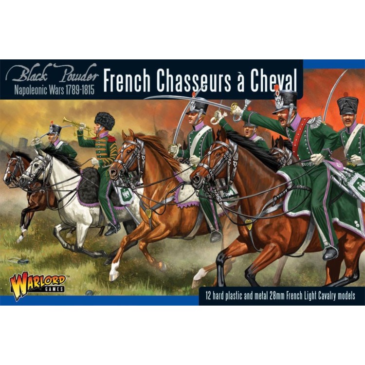 Black powder Napoleonic French Chasseurs a Cheval
