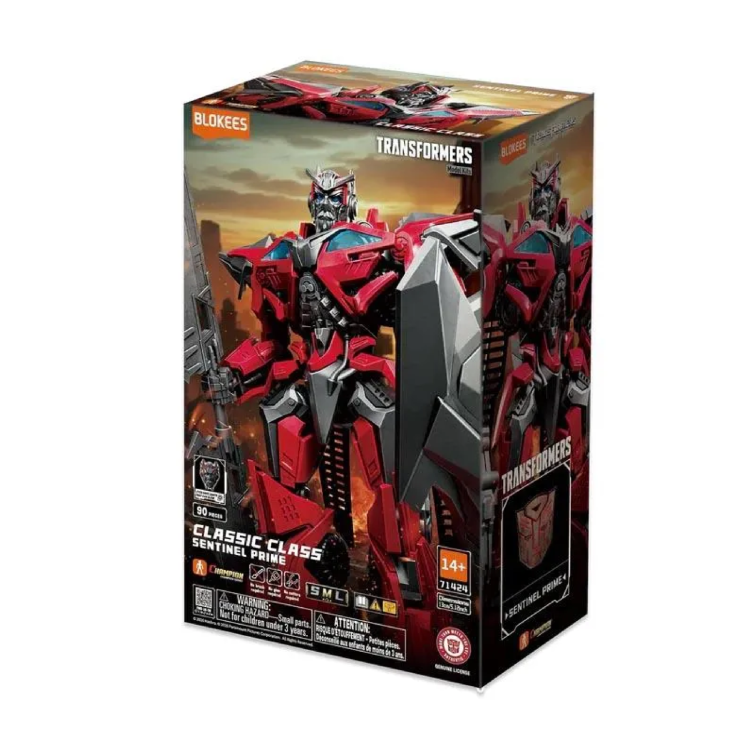 Blokees Transformers Classic Class Transformers Of The Dark Moon Sentinel Prime Megatron
