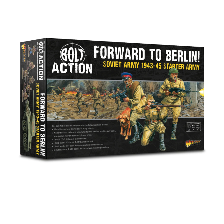 Bolt Action Forward To Berlin Soviet Army Starter Set 1943-1945