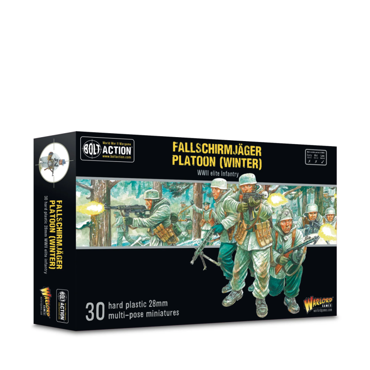 Bolt Action German Fallschirmjager Platoon Winter