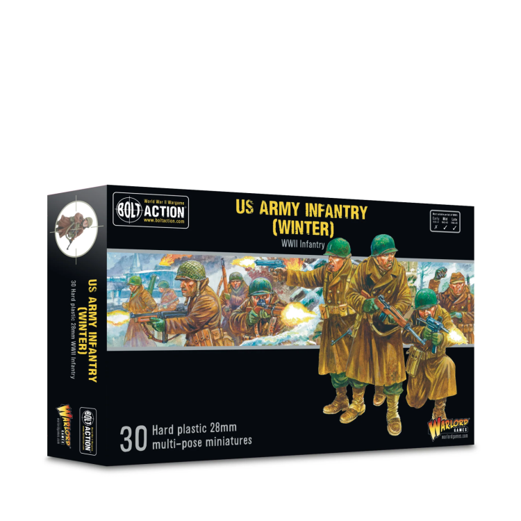 Bolt Action US Army Infantry Platoon Winter