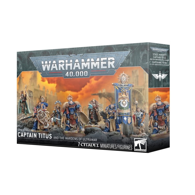 Space Marines Captain Titus & The Wardens Of Ultramar