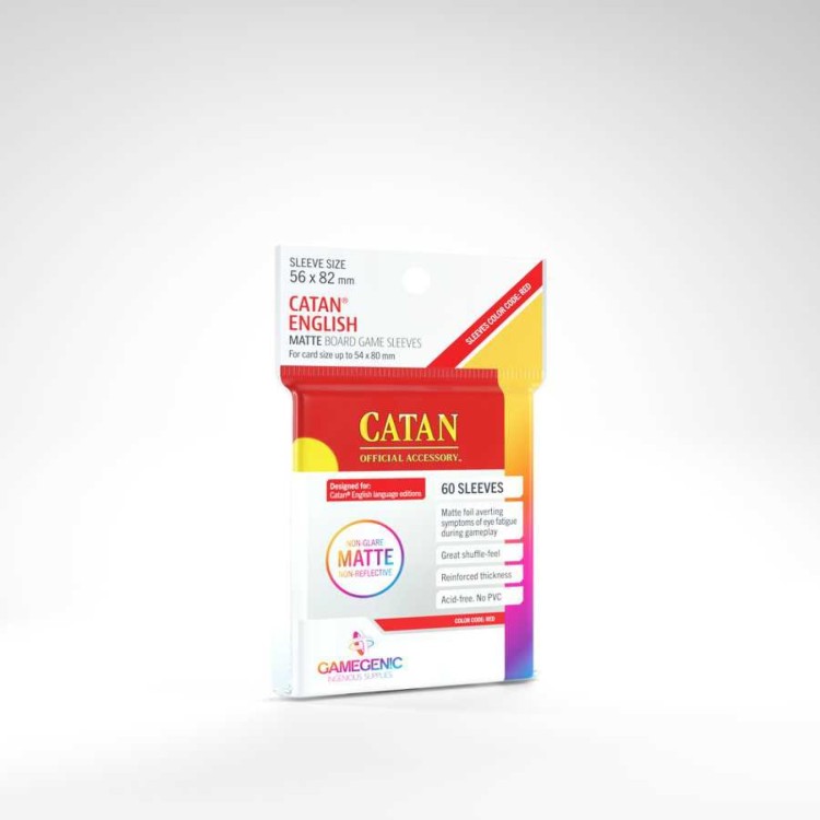 Catan Matte Sized Sleeves 56 x 82 mm (50)
