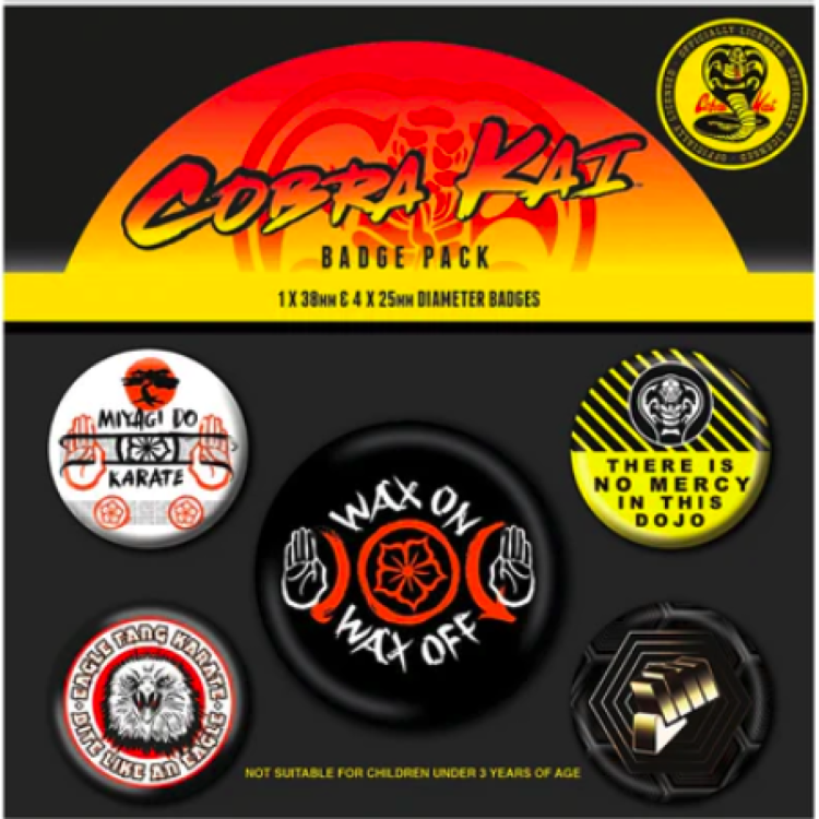 Cobra Kai S4 Dojos Badge Pack