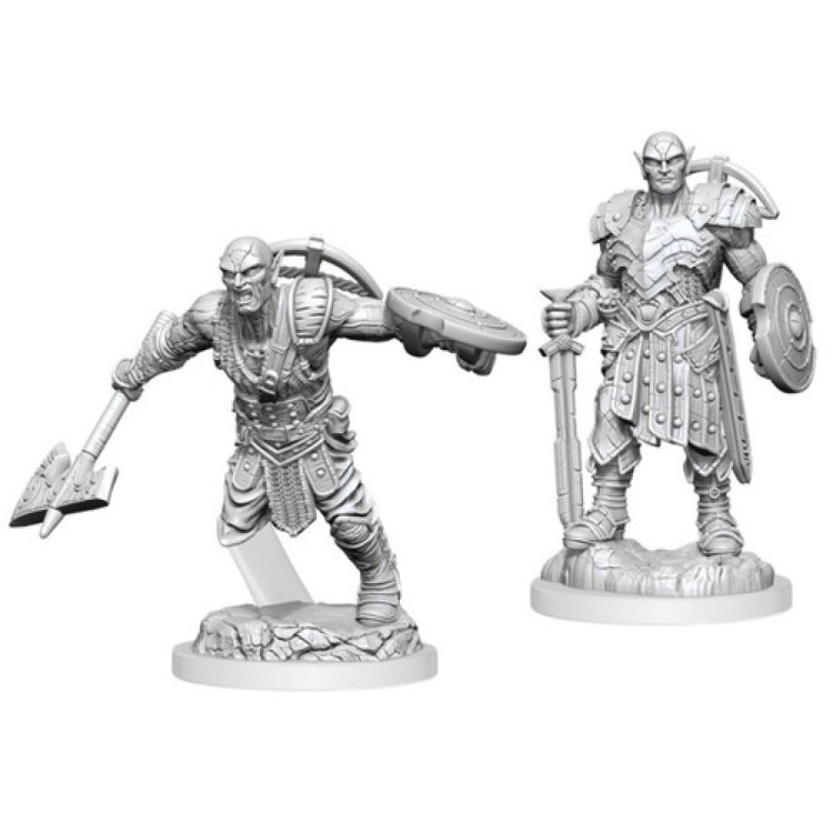 D&D Nolzur's Marvelous Miniatures Unpainted Earth Genasi Fighter