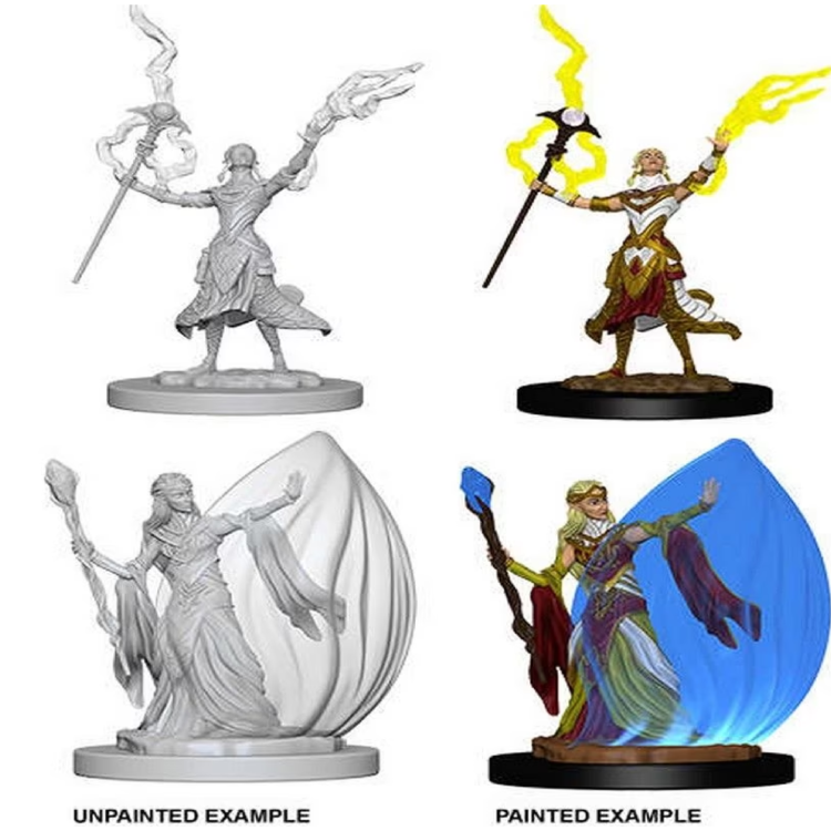 D&D Nolzur's Marvelous Miniatures Unpainted Elf Wizard