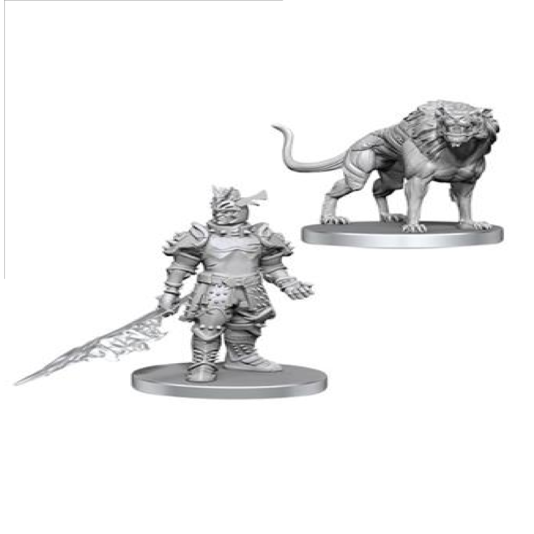 D&D Nolzur's Marvelous Miniatures Unpainted Hell Hound And Narzugon