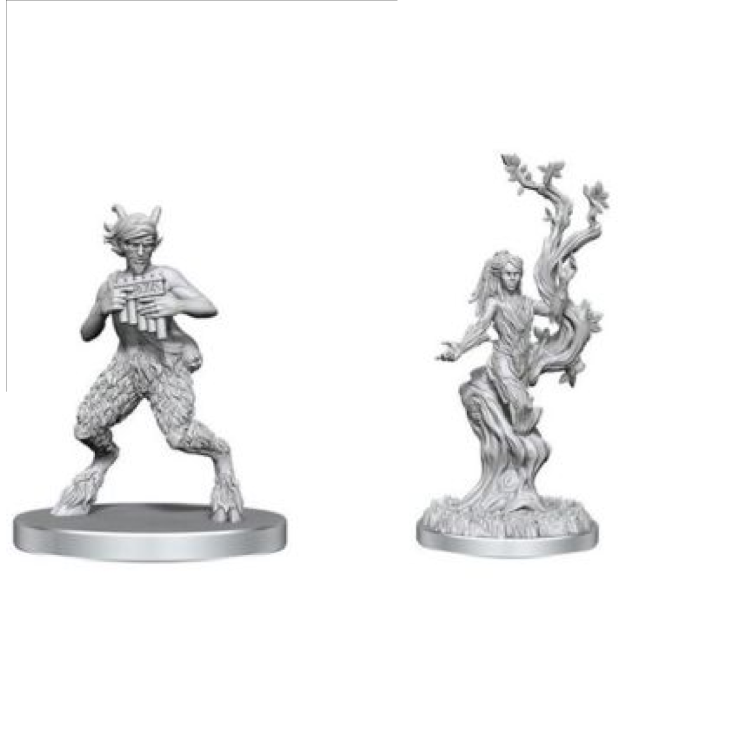 D&D Nolzur's Marvelous Miniatures Unpainted Satyr And Dryad