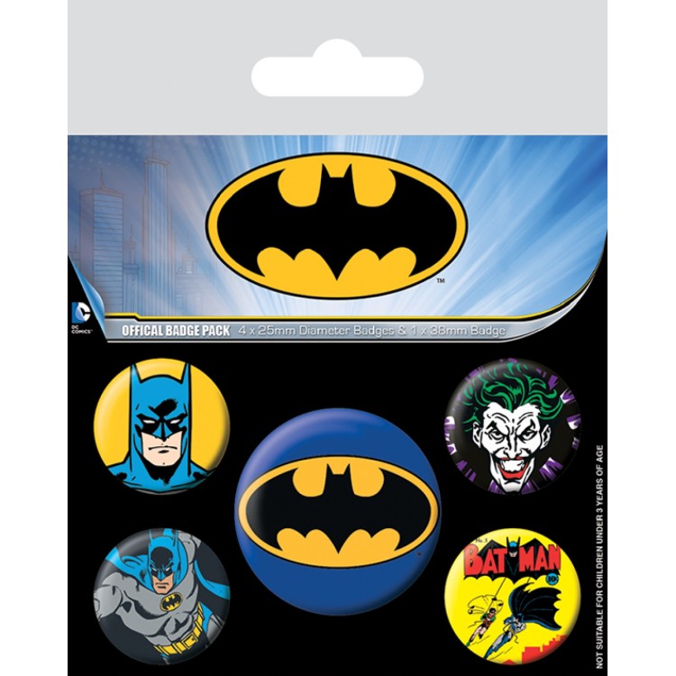 DC Batman Badge Pack