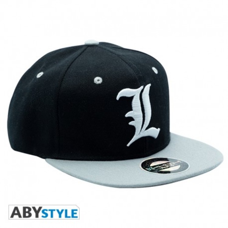 Death Note Snapback Cap Black And Grey L