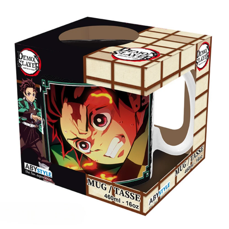 Demon Slayer Tanjiro Black & Green 460ml Ceramic Mug