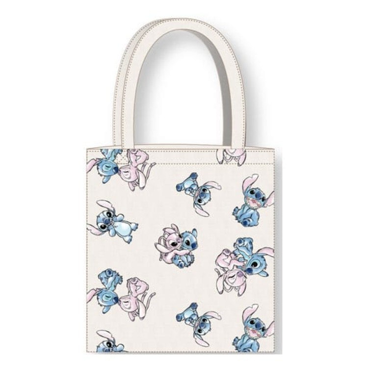 Disney Lilo & Stitch Tote Bag Stitch & Angel Hug