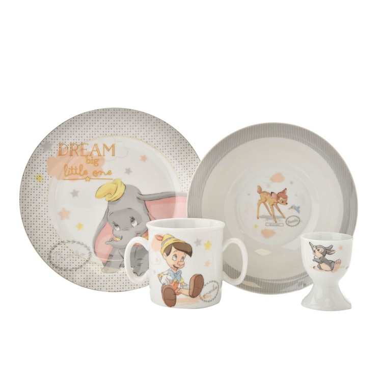 Disney Magical Beginnings Set Bowl Plate Mug & Egg Cup