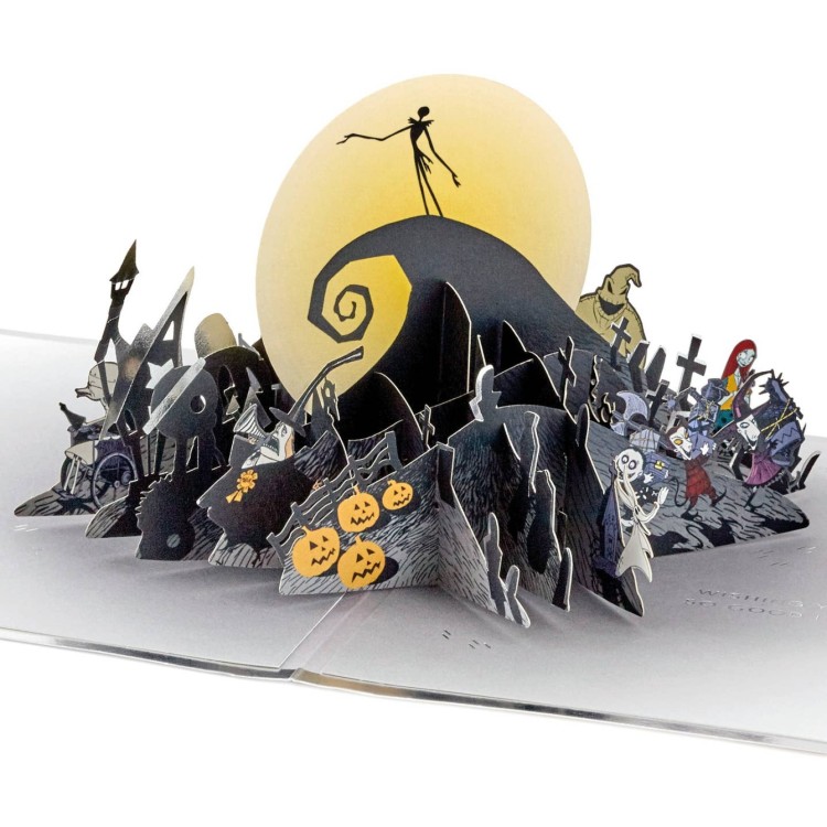 Disney Nightmare Before Christmas 3D Pop-Up Birthday Card 