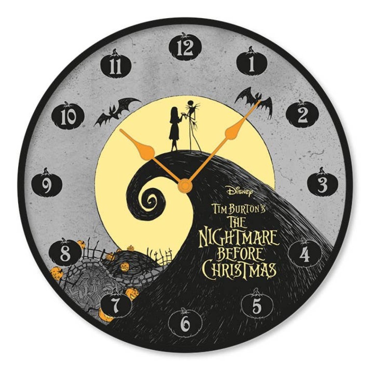Disney Nightmare Before Christmas Jack & Sally Clock