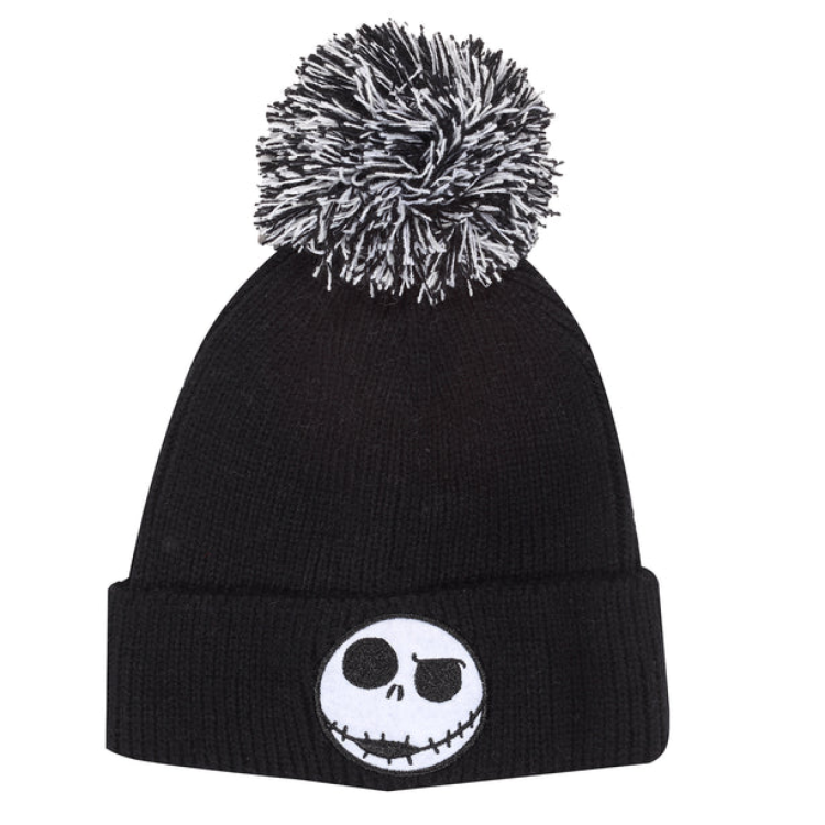 Disney The Nightmare Before Christmas Jack Face Badge Beanie
