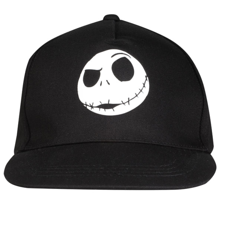 Disney The Nightmare Before Christmas Jack Rubber Face Badge Cap