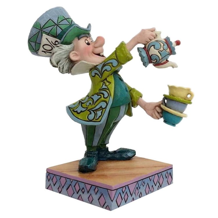 Disney Traditions A Spot Of Tea Mad Hatter Figurine