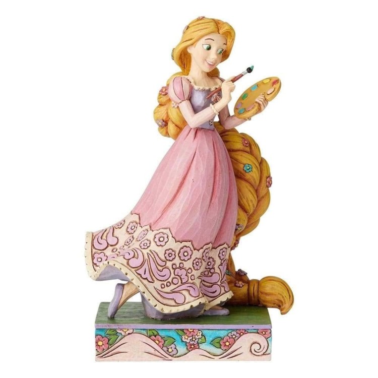 Disney Traditions Adventurous Artist Rapunzel Figurine