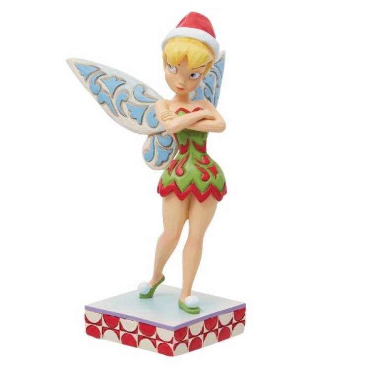 Disney Traditions Sassy Tink Christmas Personality Pose Figurine
