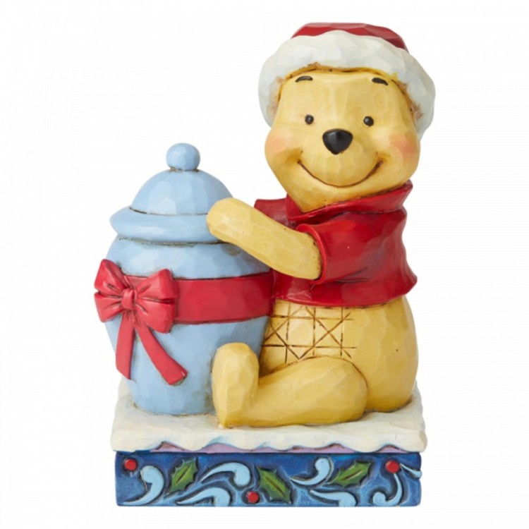 Disney Traditions Winnie the Pooh Holiday Hunny Figurine 