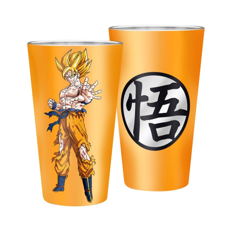 Dragon Ball Z Large Glass Goku Super Saiyan 