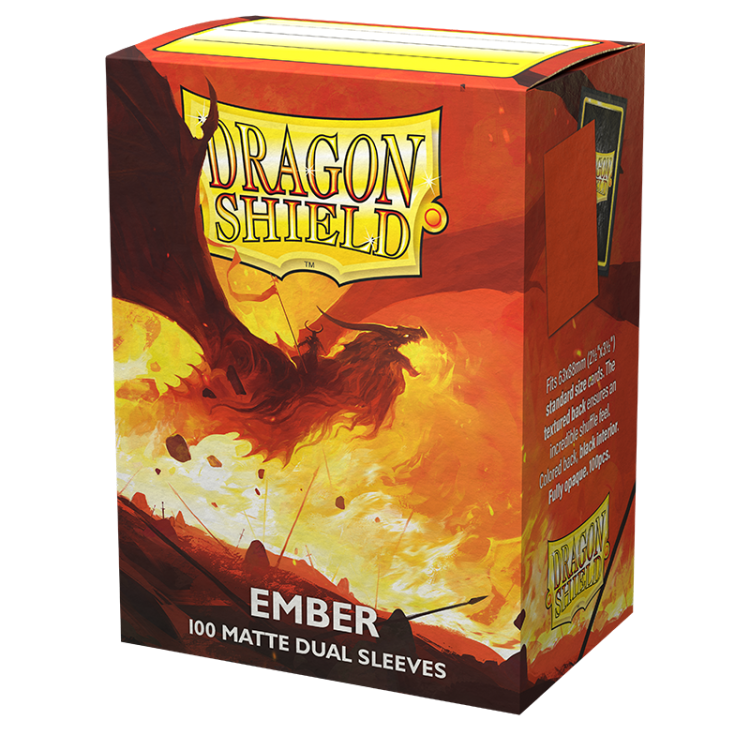 Dragon Shield Dual Matte Standard Size Ember