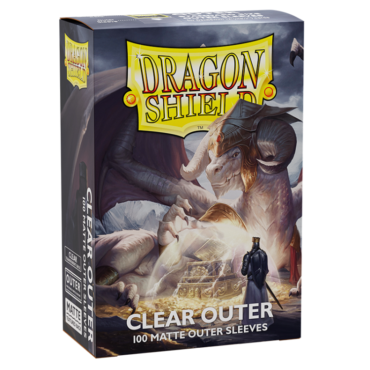 Dragon Shield Matte Clear Standard Outer Sleeves 100 Pack
