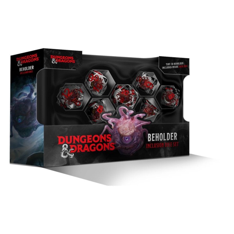 Dungeons And Dragons Dice Set Resin Beholder Set