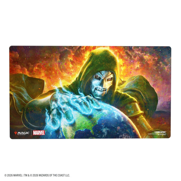 Gamegenic Magic The Gathering Marvel Super Heroes Shiny Playmat Doom Reigns Supreme