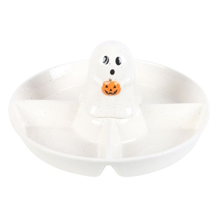 Ghost Chip And Dip Snack Dish