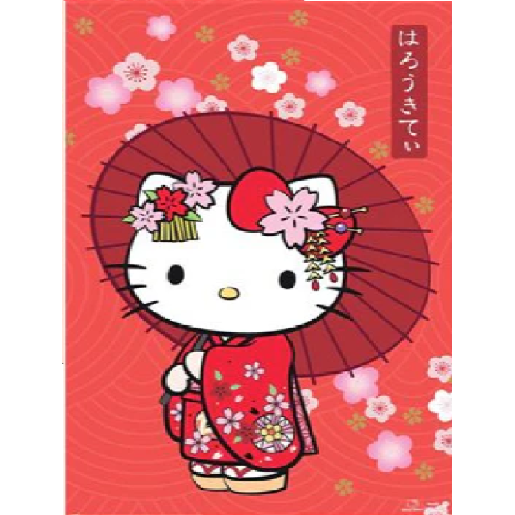 Hello Kitty Japanese Style Maxi Poster