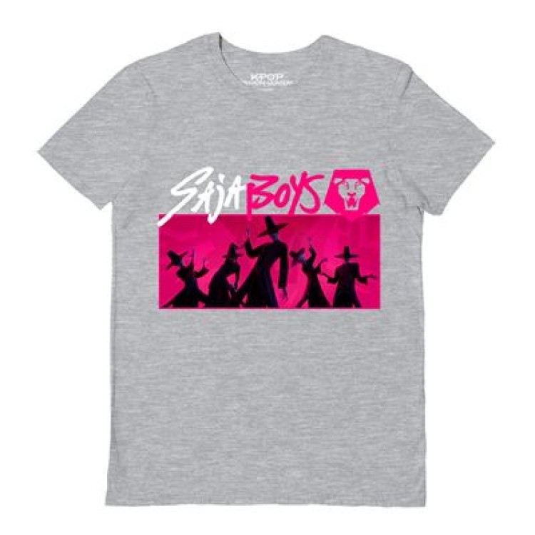 K-Pop Demon Hunters Saja Boys Sports Grey Unisex Short Sleeve T-shirt XL