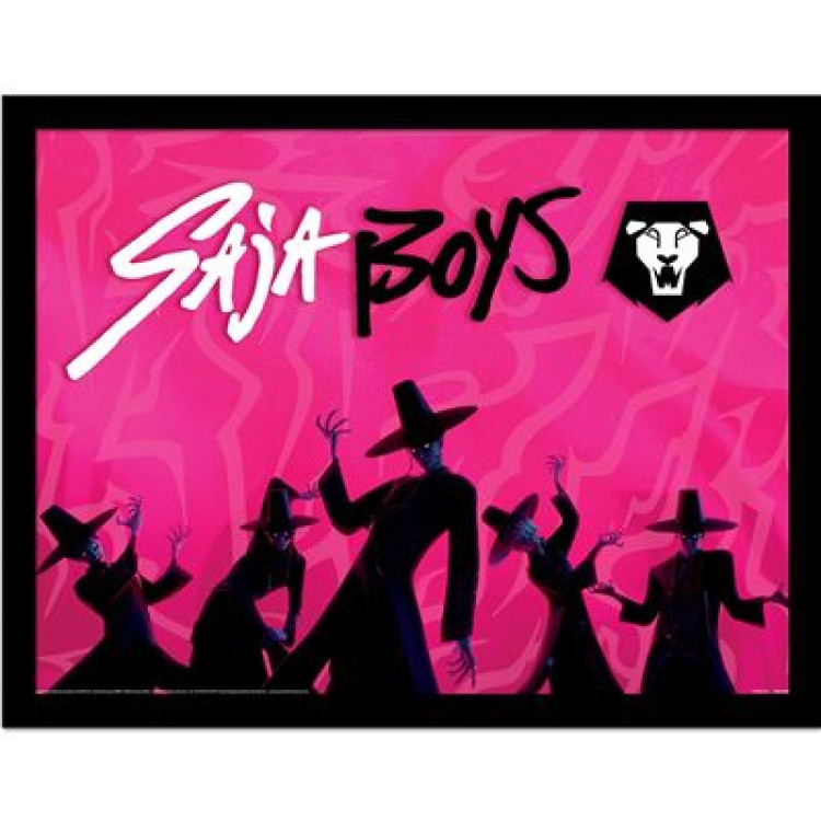 K-Pop Demon Hunters Idol Collector Print Framed