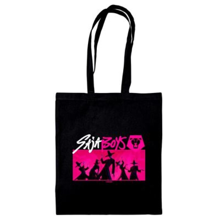 K-Pop Demon Hunters Saja boys Collector Black Tote Bag