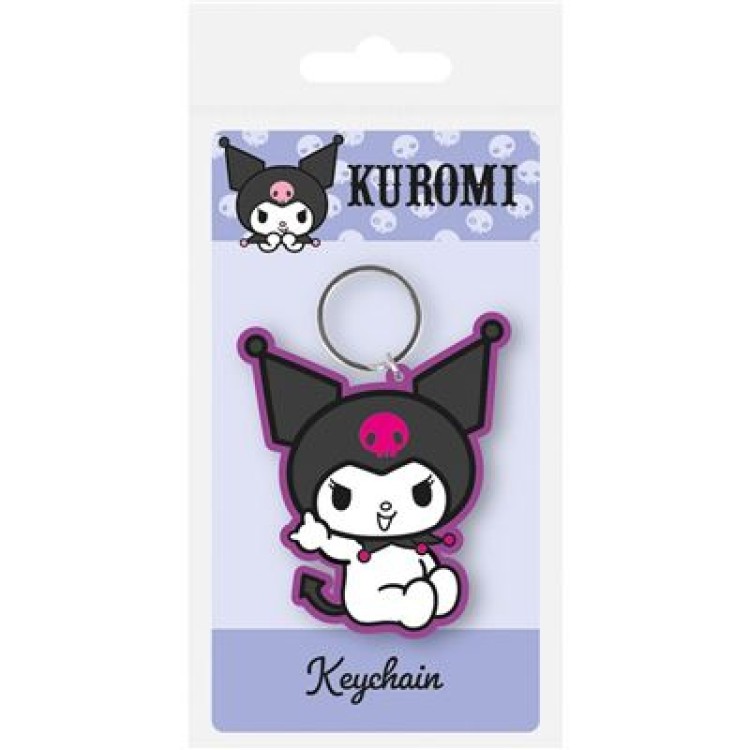 Kuromi Rocking PVC Keychain