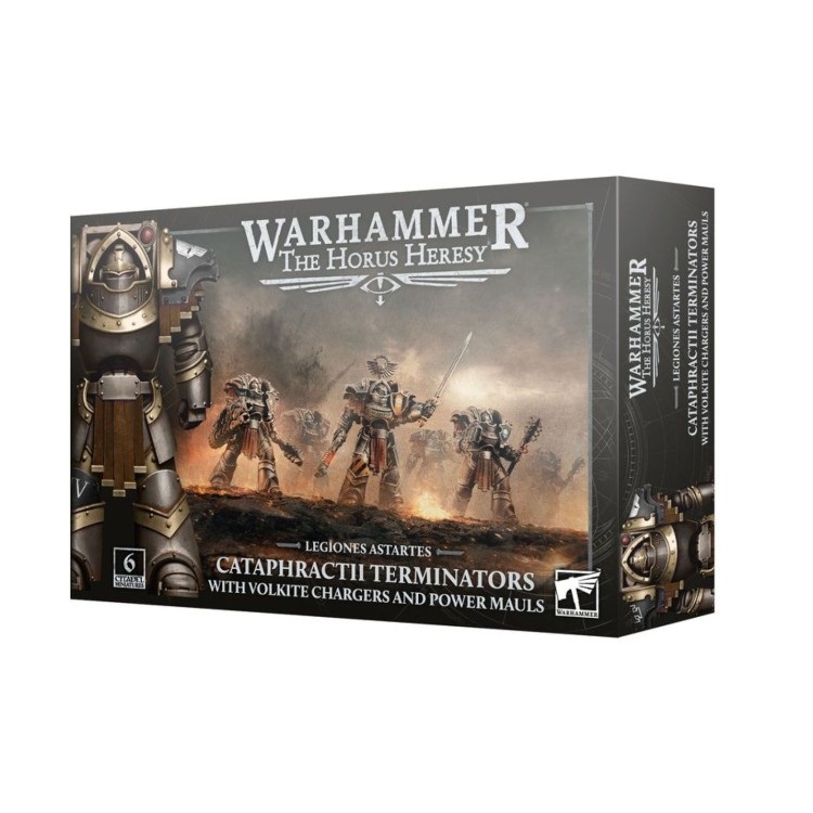 Horus Heresy Legion Astartes Cataphractii Terminators With Volkite Chargers And Power Mauls