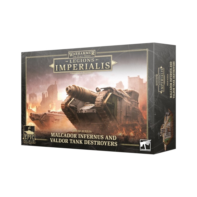 Legions Imperialis Malcador Infernus And Valdor Tank Destroyers