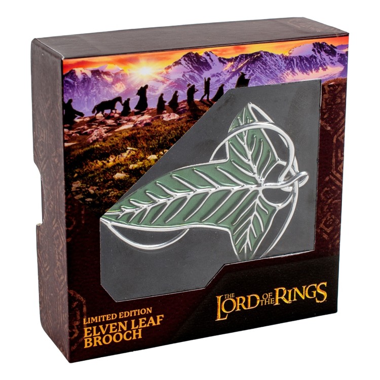 Lord Of The Rings Elven Leaf Pin Brooch Replica