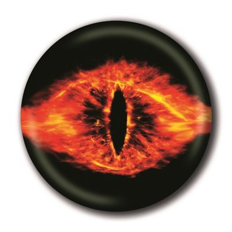 Lord Of The Rings Eye Of Sauron 25mm Badge