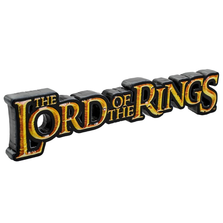 Lord Of The Rings Metal Logo Sign