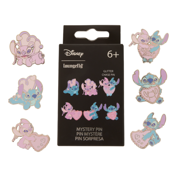 Loungefly Blind Box Enamel Pins Lilo And Stitch Angel Heart