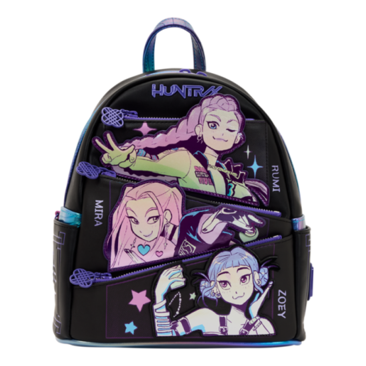 Loungefly K-Pop Demon Hunters Huntrix Mini Backpack