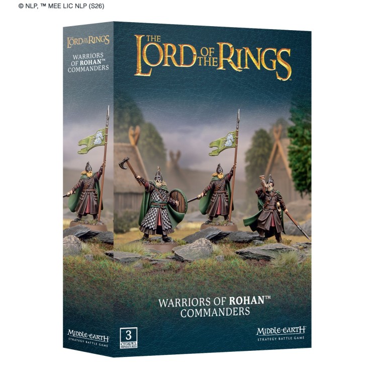 The Lord Of The Rings M-E Sbg Warriors Of Rohan Commanders